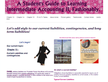 Tablet Screenshot of intermediateaccountingfashionably.com